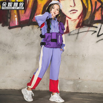 The opening ceremony of the sports meeting the autumn and winter thickened performance suit the girls modern dance performance the childrens class uniform