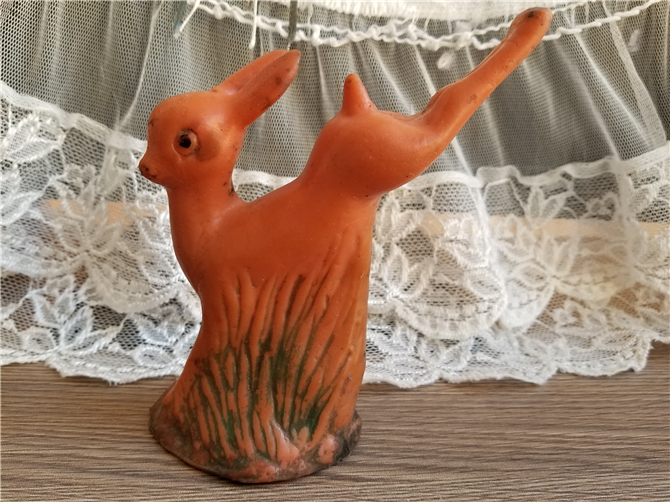 60s rubber toy deer