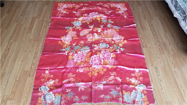 80s colourful genuine silk by face 2 red 2 models-Taobao