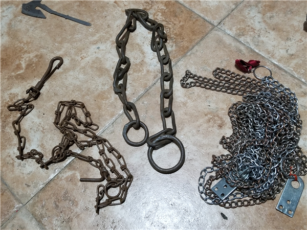 old iron chain single bargain single sale