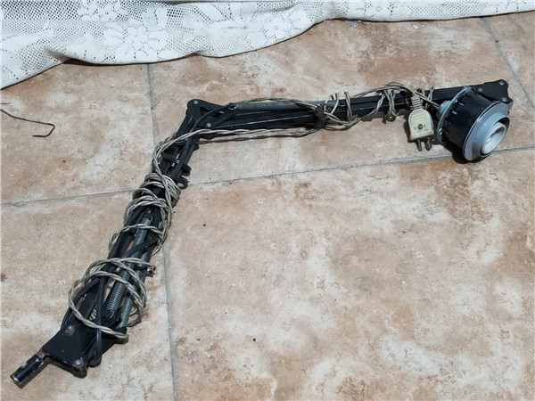 Old working light lathe lamp bending wall table lamp-Taobao