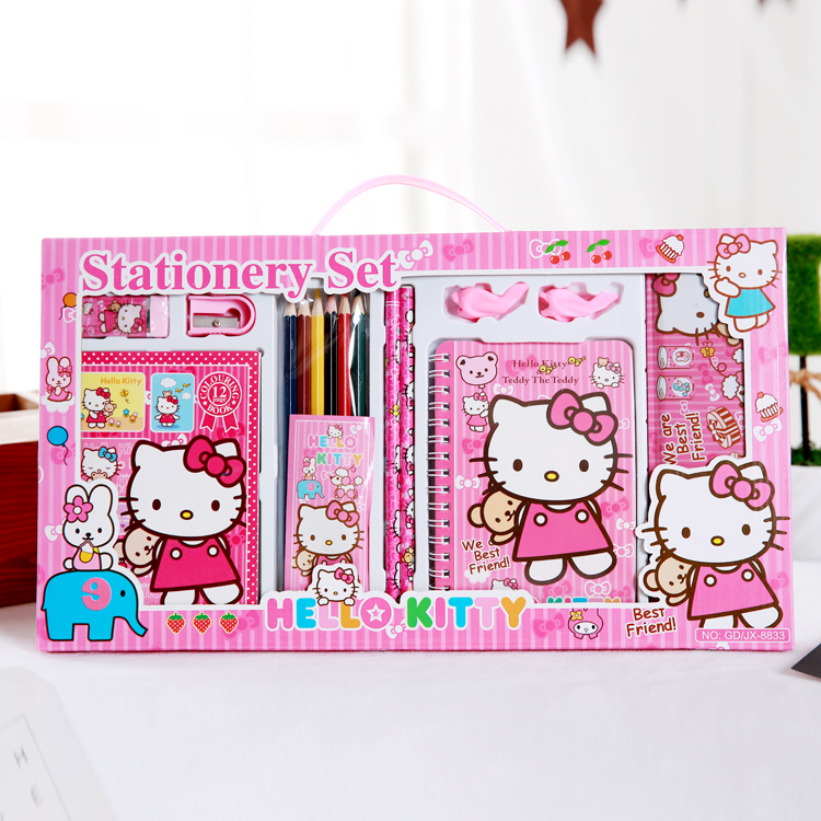 Six-1Children Stationery Kitchen Gift Box School Students Learn Supplies Kindergarten Prize Creative Gift Box Wholesale