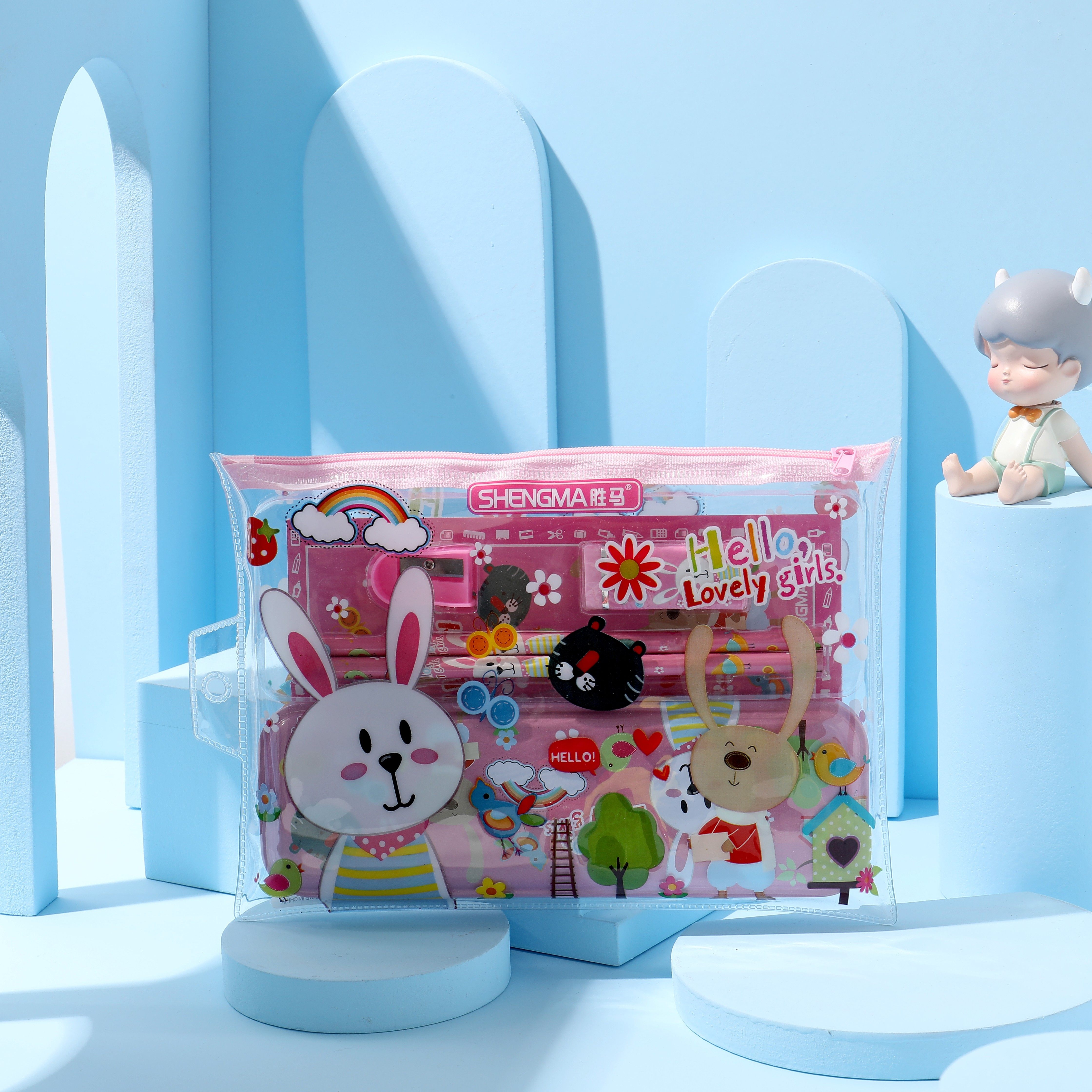 Start-up children stationery suit for primary school students to learn supplies Kindergarten 61st prize birthday gift kit