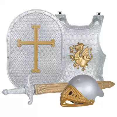 Wearable full-body mask children props shooting arm guard Warring States full set children's knight armor suit