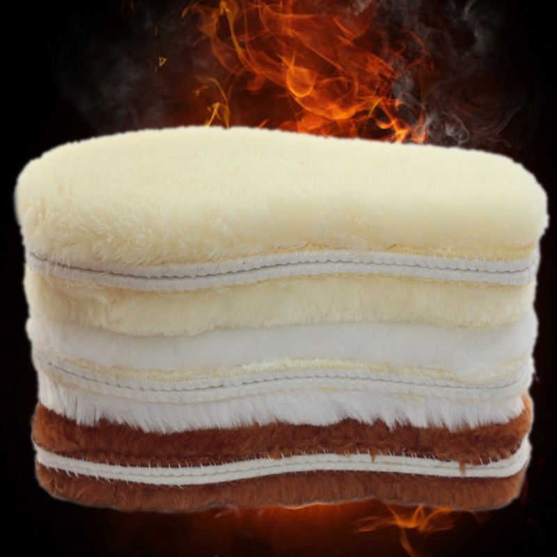 cotton cushion insole plus suede imitation goat hair wool imitation rabbit fur Martin boots Sweat Sweat Boy Girl Men's New Light Soft