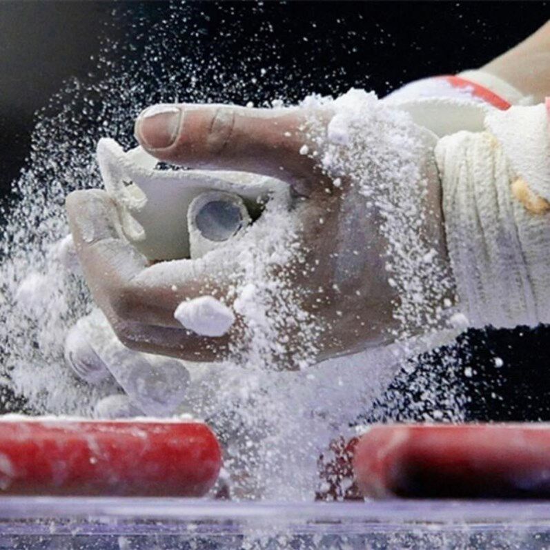 Non-slip Powder Single Bar Magnesium Lump Hands Sweat Gym LEAD BALL BARBELL DUMBBELLS DUMBBELLS STEEL PIPE DANCE MAGNESIUM POWDER ROCK DURABLE BASKETBALL