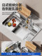 2026 New Model Kitchen Sink Japanese Style Large Single Bowl 4mm Countertop Vegetable Washing Basin Dishwashing Sink 304 Stainless Steel Sink