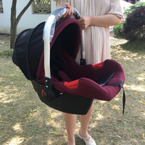 Newborn stroller carrying basket car with hand basket safety seat baby portable coaxing cradle