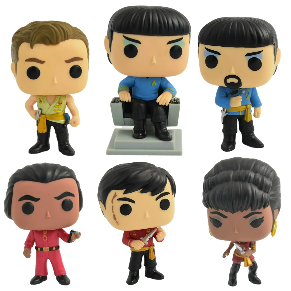 Ручная работа фигурка Funko Pop Star Trek капитан Кирк Спок Ухура