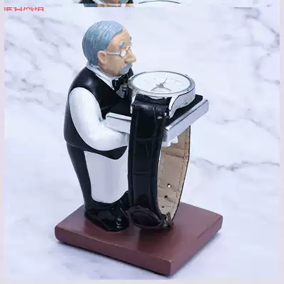 Creative watch desk old man watch rack watch storage box display rack Net Red old housekeeper watch towing grandpa bracket