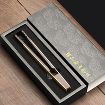 Kung Fu tea set accessories tea clamp bamboo tweezers tea ceremony six gentlemen complete set ebony solid wood tea cup tea leaf clamp