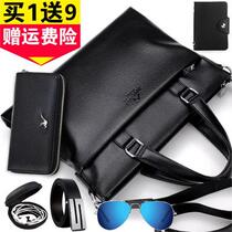 Mens handbag Handbags Casual Briefcase Boy Business Bag Computer Bag Fashion Plaid Men Bag Single Shoulder Diagonal Satchel Bag