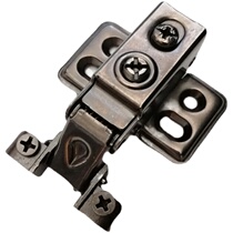 Short arm aluminum frame hinge minimalist narrow edge glass door buffer aluminum alloy window wine cabinet display cabinet ultra-short mini hinge