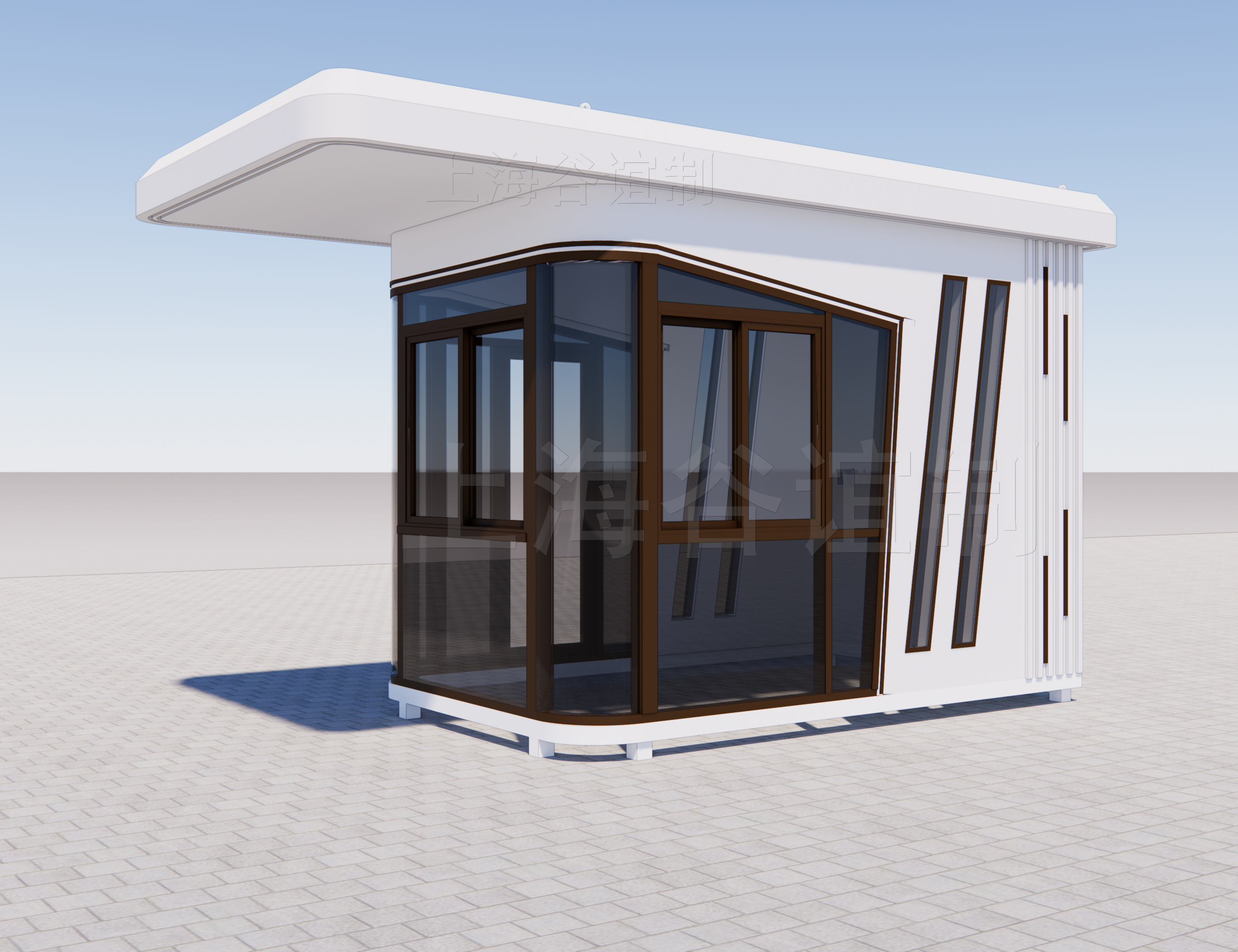 上海谷谊 太空舱成品岗亭成此假比例如干钱？