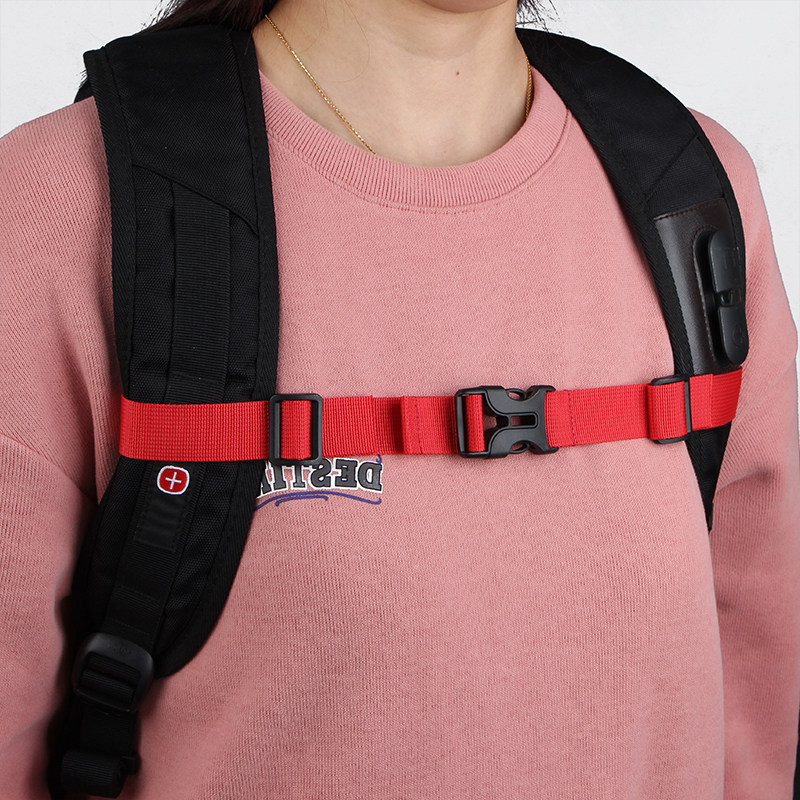 New stitching non-slip buckle strap backpack with fixed buckle children's school bag chest buckle adult backpack chest buckle outdoors