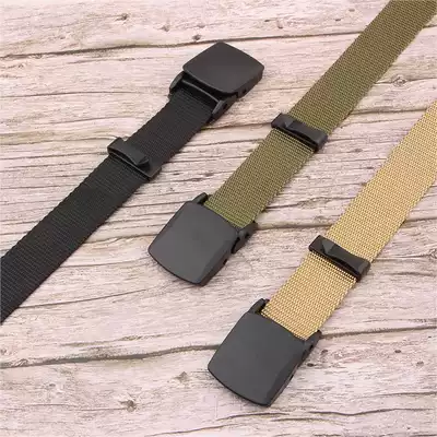 Qianfeng new special nylon automatic buckle belt without metal buckle anti-allergy tactics men and women's assault pants Outdoor