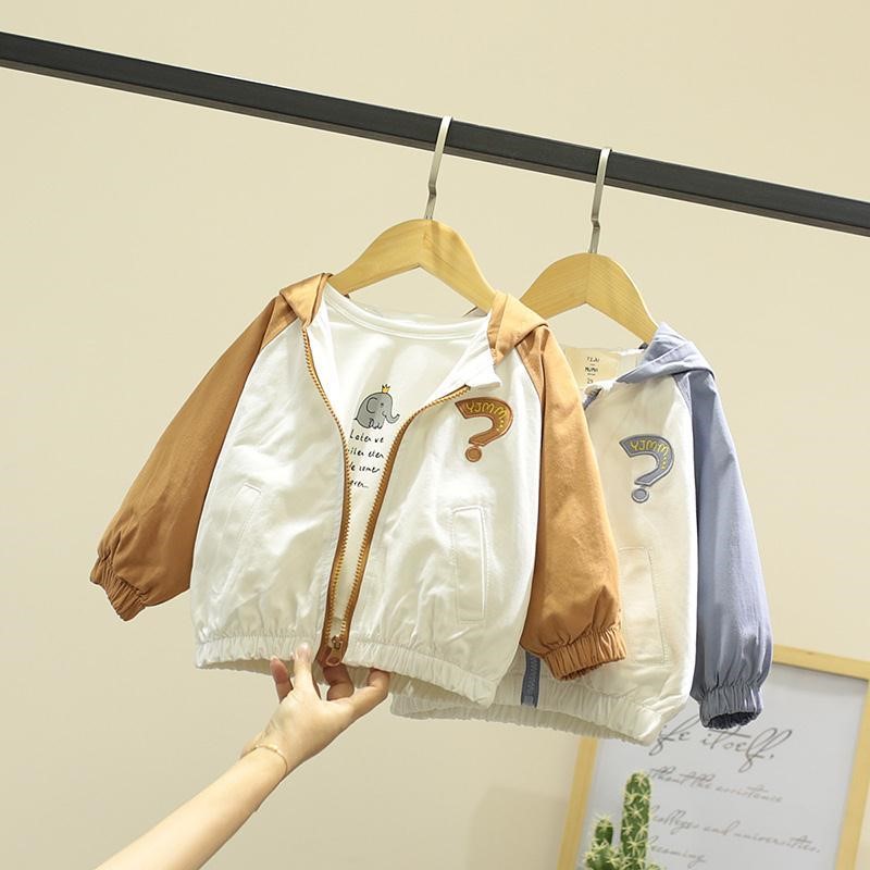 Chàng trai mùa thu áo khoác 2019 New Baby Kids Jacket Kids Air Cô gái ăn mặc bóng chày bé ướt phù hợp