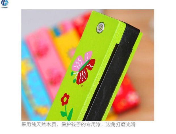 Harmonica đồ chơi chơi gỗ đôi vợ chồng mắt trẻ em piano hai tuần giường chuông mới học sinh trung học cơ sở trung niên và già - Đồ chơi nhạc cụ cho trẻ em đàn piano đồ chơi