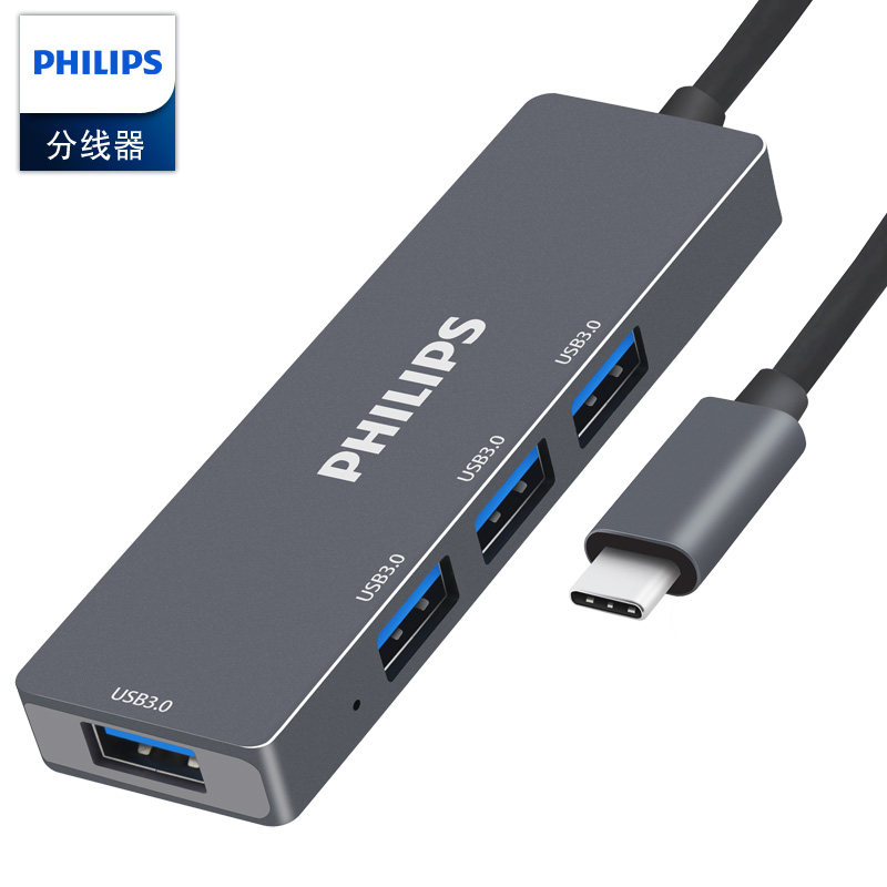 Philips network route converter Type-C to wired network card HUB suitable for MacBookpro notebook computers