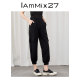 ກາງເກງຂາສັ້ນ IAMMIX27 ສີດຳສຳລັບຜູ້ຍິງ, ໂສ້ງຂາສັ້ນຮັດແອວແບບ elastic ສູງ ໂສ້ງຂາສັ້ນສຳລັບຜູ້ຍິງທີ່ມີຕີນນ້ອຍ.