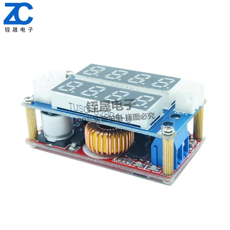 5A constant current and constant voltage LED driver lithium-ion battery charging module digital display current and voltmeter adjustable power supply