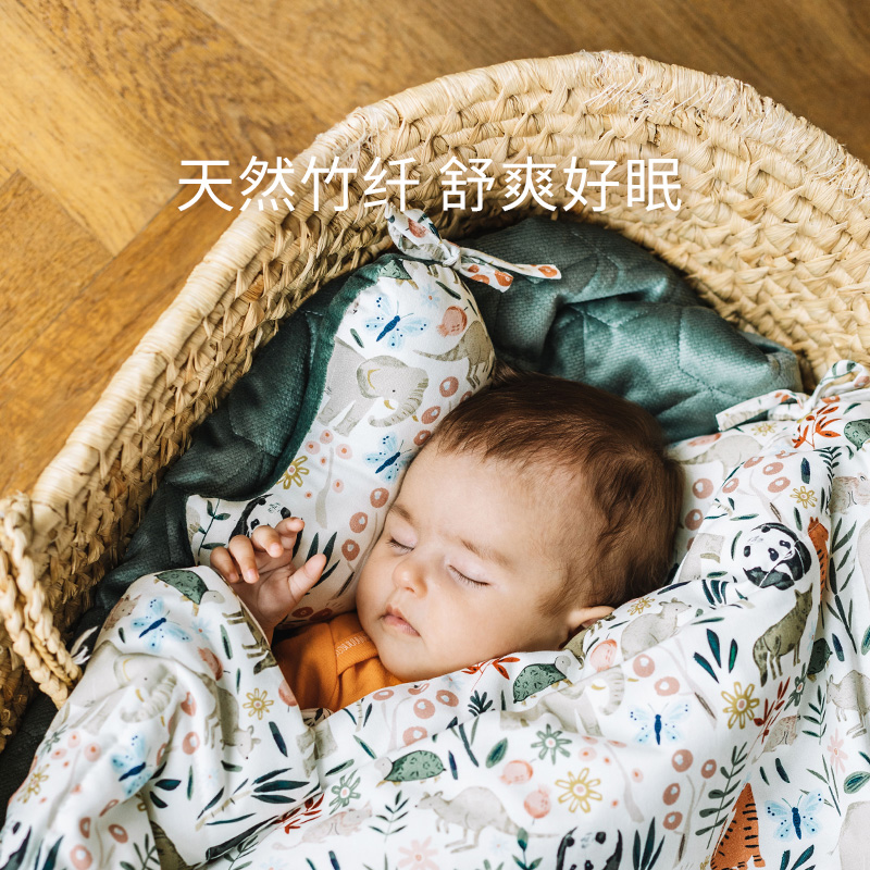 LaMillou Lamilo Bamboo Fiber Cool Sensation Angel Pillow Newborn Baby Pillow Styling Pillow 3 Months Baby Out