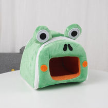 Ji Zaizi kitten special nest sleeping nest Four seasons universal cat warm removable and washable cotton nest winter nest Pet supplies