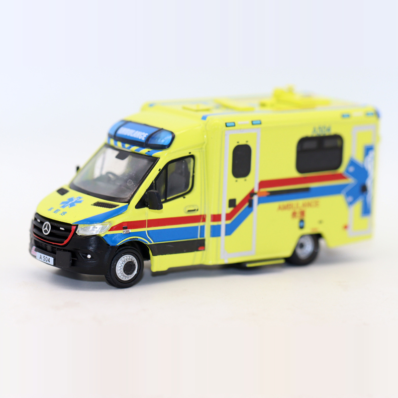 Era Alloy Car 1:64 Mercedes-Benz Sprinter Hk Ambulance Hong Kong Fire Ambulance Model Era Alloy Car 1:64 Mercedes-Benz Sprinter Hk Ambulance Hong Kong Fire Ambulance Model