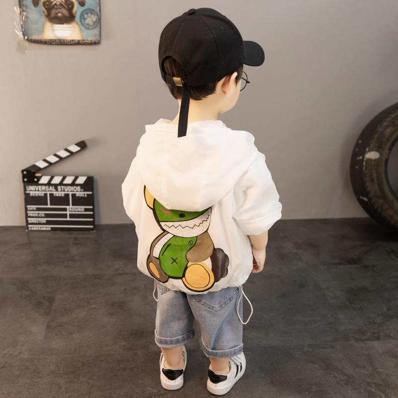 South Korean children's sunscreen clothes 2021 summer anti - UV baby breathable boy's summer coat tide