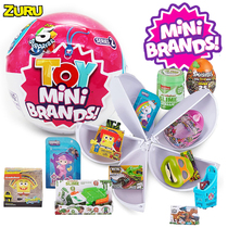 ZURU Five-Time Surprise Egg Two Generation Supermarket Shopping Mini Brands Mini 5 Time Blind Box Kids Toy Ball