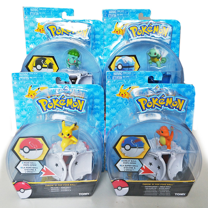 TOMY Pokémon Ball Pokemon Pokémon Pikachupipi Bubble Frog Fire Fox Elf Ball Toys