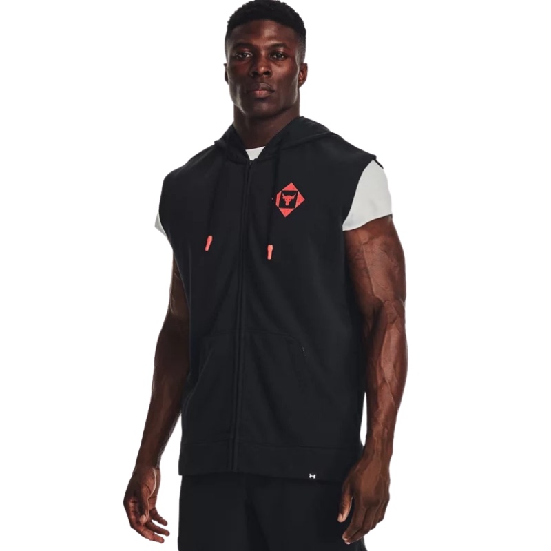 Under Armour Ua Vest Rock Johnson Men's Summer Hooded Casual Fitness Training Sports Vest 1377434