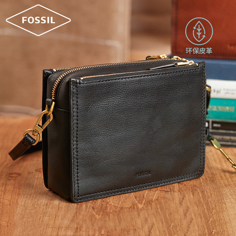 Fossil 化石 Campbell系列 女式牛皮单肩斜挎包 ZB7264001 凑单折后￥384顺丰包邮 3色可选