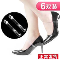 Shoes big artifact around the ankle anti-fall heel strap Single shoes elastic to prevent fixing strap leather shoes auxiliary
