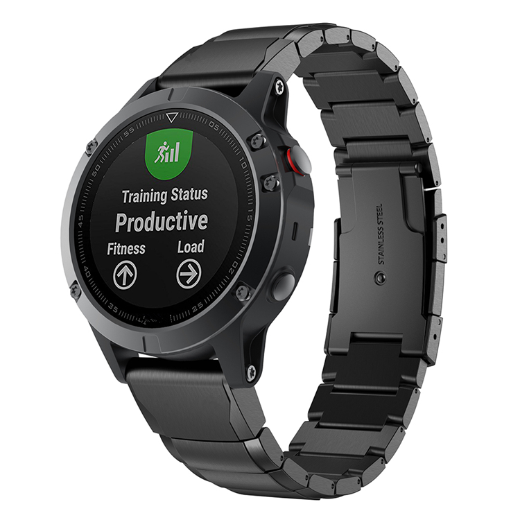 限時優惠 清風數碼 佳明 Fenix5x 手錶帶 一株不鏽鋼 Fenix5xplus 金屬腕帶 智能手錶帶 替換腕帶