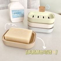 Light luxury soap box household asphalt-free upscale cover portable student dormitory network red double-use