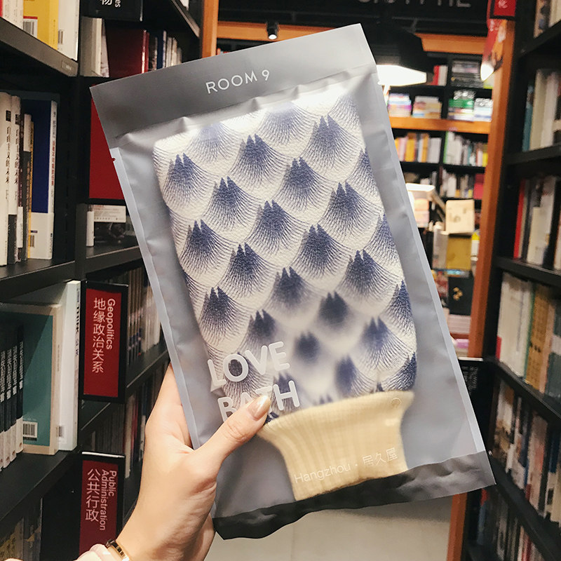 Mount Fuji rub bath towel Bath towel Rub bath artifact Strong mud rub mud rub ash back sponge gloves for men and women