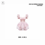 Дизайнерский летний наряд маленькой принцессы, платье, рукава фонарики, тренд сезона