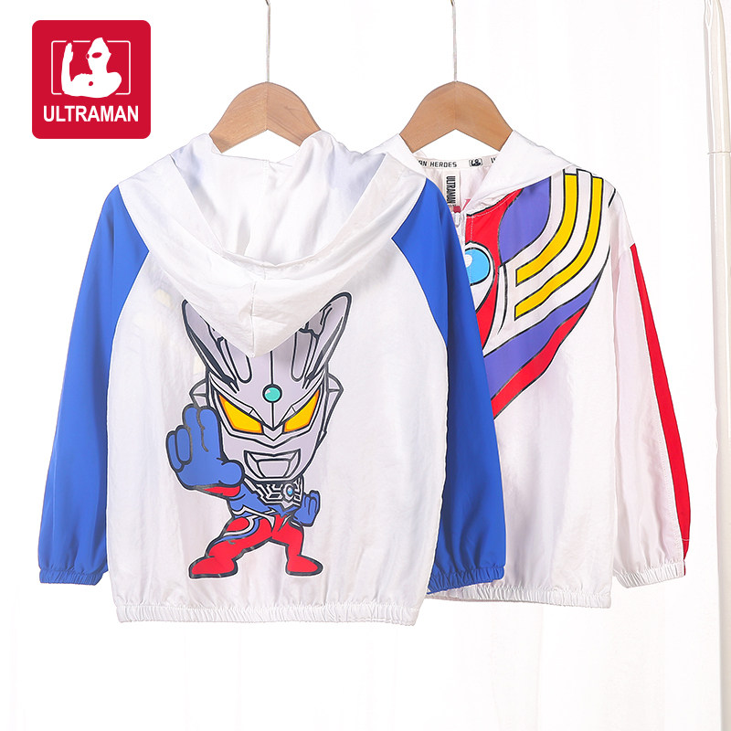 Ultraman Ultraman boys' clothing summer clothing children's sun protection clothing 2022 new children's thin skin clothing