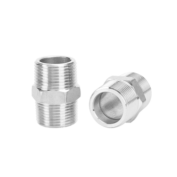Stainless steel hexagonal wire reducer double outer wire joint