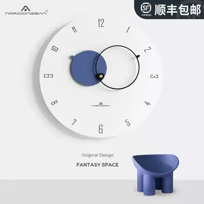 Nordic light luxury Net red clock clock clock living room fashion modern simple home personality creative wall decoration style