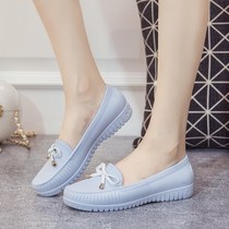 Rain shoes womens low-top casual shoes shallow adult boots short tube non-slip Spring and Autumn Water shoes Joker rain boots mouth glue shoes
