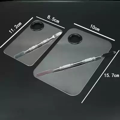 Foundation palette painted color stick paint embroidery beauty tool send Plate Concealer buckle with color palette knife