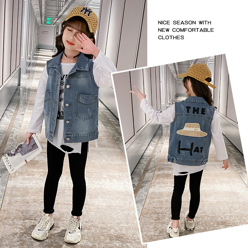 Girl Cowboy Horse Chia Spring Autumn Outside Wearing 2021 New Ocean Pie 100 Ride Wave Children Marclip Girl Big Boy