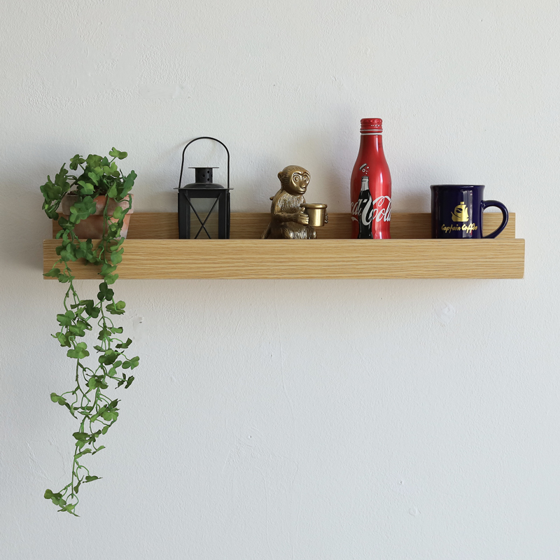 Small wood good product wall shelf Kitchen entrance Living room wall decorative partition Bedroom wall word partition