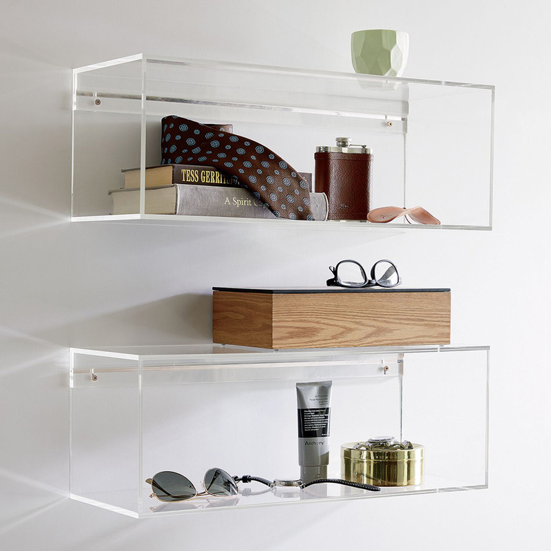 Xiaomu Liangpin Wall-Mounted Transparent Bathroom Cosmetics Acrylic Storage Wall Cabinet Wall-Mounted Figurine Display Rack Xiaomu Liangpin Wall-Mounted Transparent Bathroom Cosmetics Acrylic Storage Wall Cabinet Wall-Mounted Figurine Display Rack