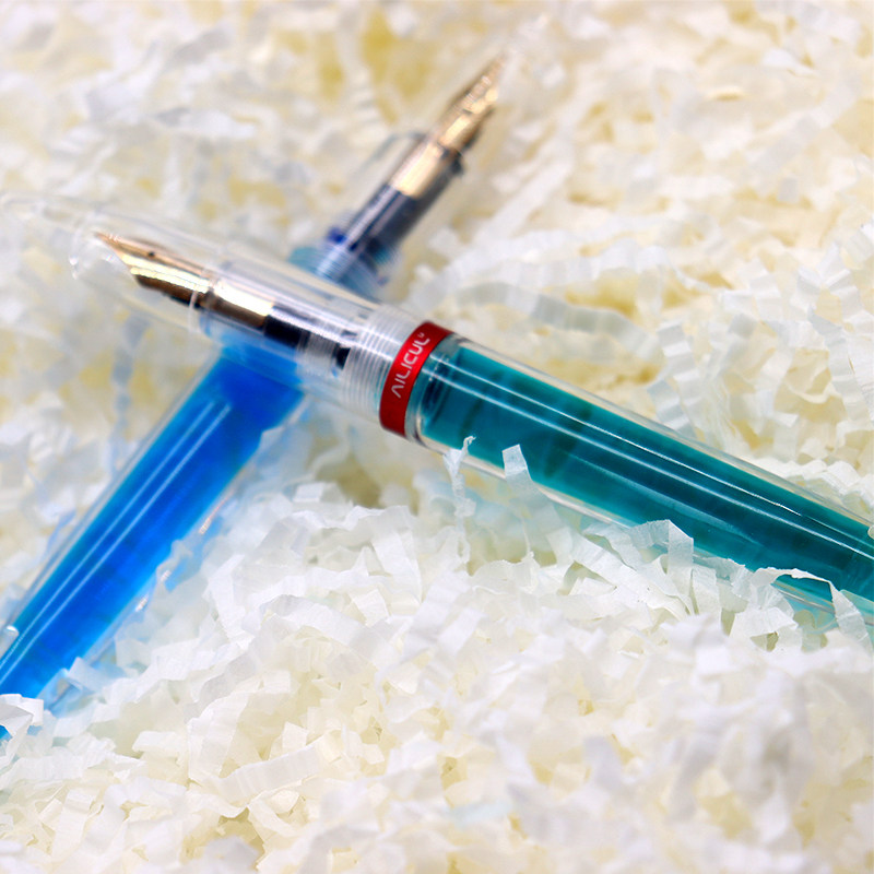 Transparent pen demonstration Large capacity drop-in ink filling pen rod Ink storage adult student practice pen creative gift