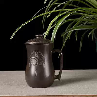 Milo Jia Qinzhou Nixing pottery pure handmade easy Cup big tea cup office home Tea folk craft gift decoration