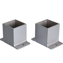 Wooden column foot cover grape rack column anti-corrosion fixed base stainless steel iron galvanized sleeve connector corner code holder