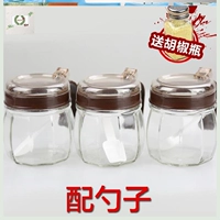 Коричневый 3 приправы банки